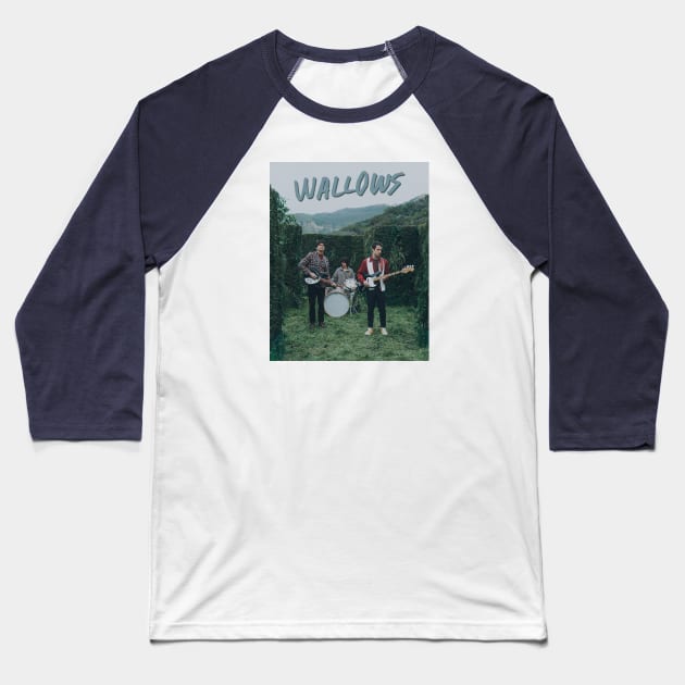 Wallows Garden Baseball T-Shirt by JuniperJane